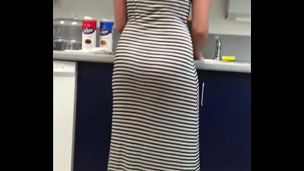 XXX long dress back side of this girl at work meilleures vidéos