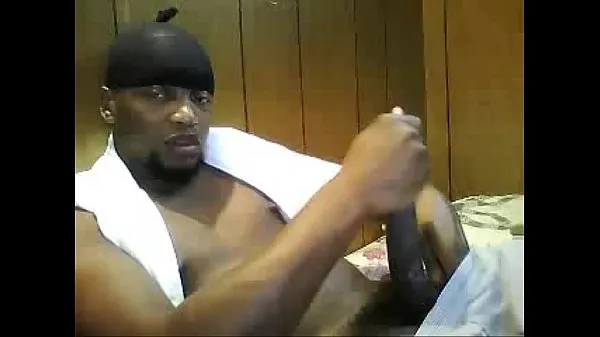 XXX black man stroking huge cock on webcam top Videos