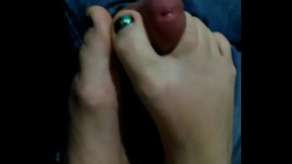 XXX Footjob and Toejob With Green Toenail Polish najlepsze filmy