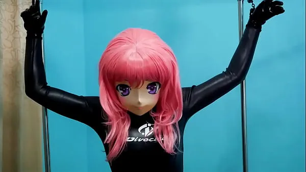 XXX trajes de neopreno capucha de látex kigurumi b. = b. Tocar vídeos principales