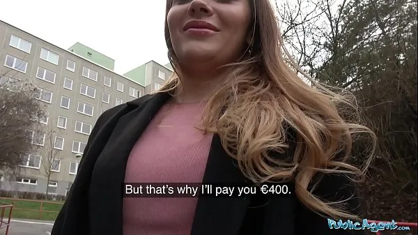 XXX Public Agent Russian shaven pussy fucked for cash κορυφαία βίντεο