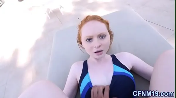 XXX Cfnm redhead sucks fucks and gets cum dumped outdoors in pov top Videos