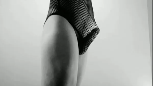 XXX Fishnet onesie wank顶级视频