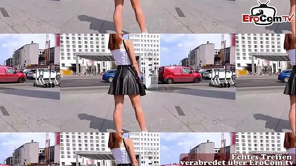 XXX young 18yo au pair tourist teen public pick up from german guy in berlin over EroCom Date public pick up and bareback fuck toppvideoer