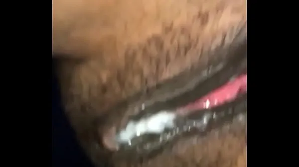 XXX Clitlick2 creaming ebony, wet pussy dropping with cum top Videos