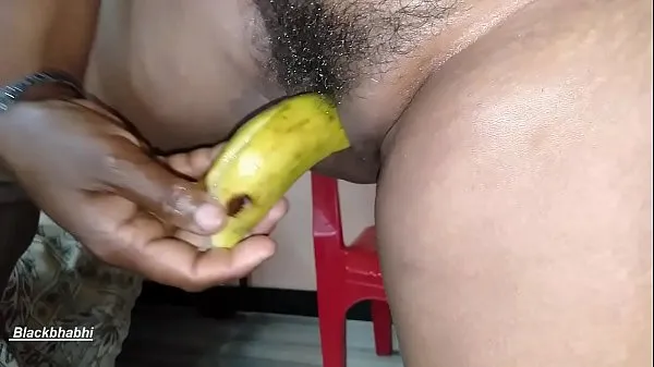 XXX Masturbation in pussy with banana loki eggplant and lots of vegetables top Videos
