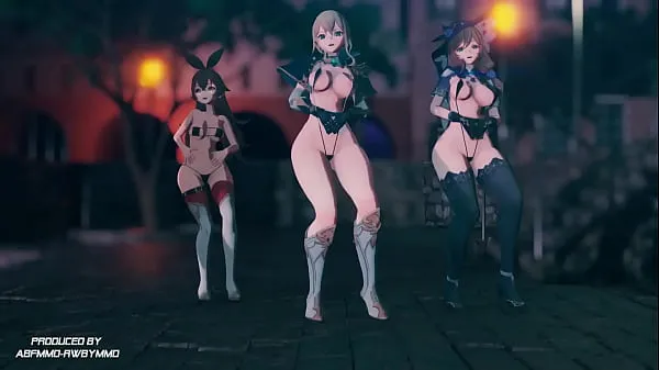 XXX MMD Genshin Impact】 Красный аромат - Red Velvet Amber Lisa Jean Bikini Ver лучших видео