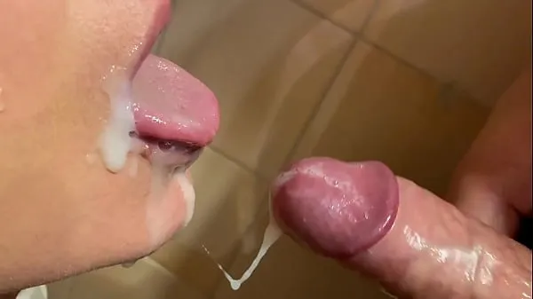 XXX Deep Throad Blow Job with a lot cum in my mouth next he Pee on my Big Tits top Videos