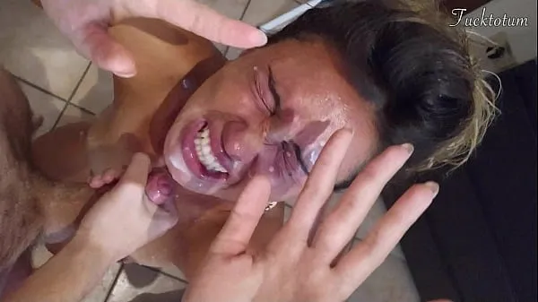 XXX Girl orgasms multiple times and in all positions. (at 7.4, 22.4, 37.2). BLOWJOB FEET UP with epic huge facial as a REWARD - FRENCH audio topvideoer
