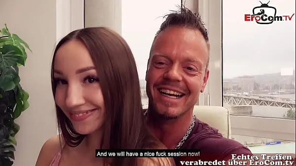 XXX Schüchterne 18 jährige teen macht Sextreffen mit deutschem pornodarsteller - EroCom DateTop-Videos