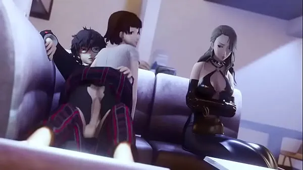 XXX amateurthrowaway] Makoto Niijima rides Akira while Sae watches legnépszerűbb videó