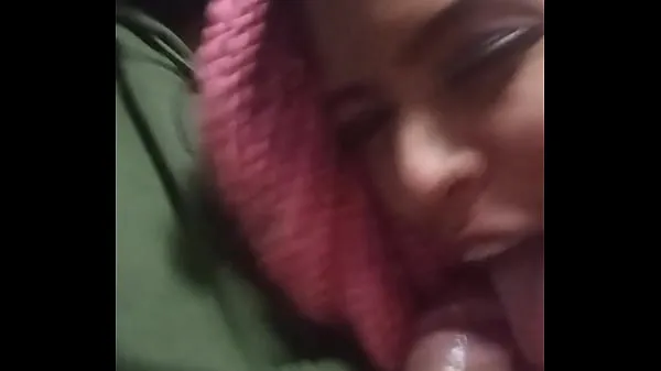 XXX Oral on the bus, deep throat with milk in the mouth top Videos