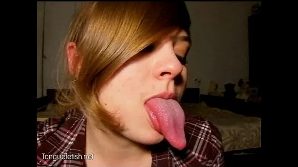 XXX Nastya's long tongue tease top Videos