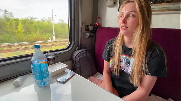 XXX Married stepmother Alina Rai had sex on the train with a stranger top Videos