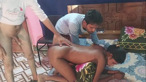 XXX First time sex desi girlfriend Threesome Bengali Fucks Two Guys and one girl , Hanif pk and Sumona and Manik أفضل مقاطع الفيديو