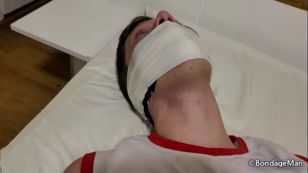 XXX Diego Martin tied up and gagged for the first time - Gag Test Preview nejlepších videí