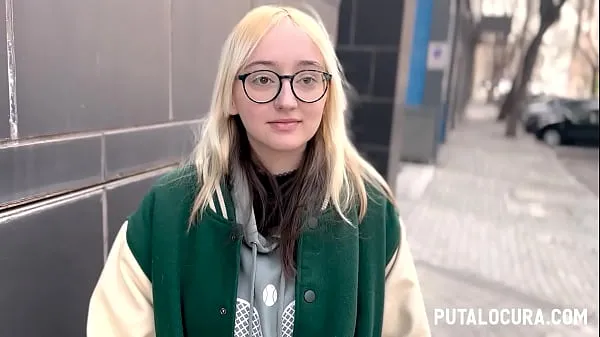 XXX PutaLocura - Torbe catches blonde geek EmeJota and fucks her top Videos