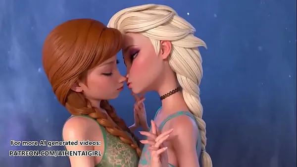 XXX Frozen Ana and Elsa cosplay | Uncensored Hentai AI generated top Videos